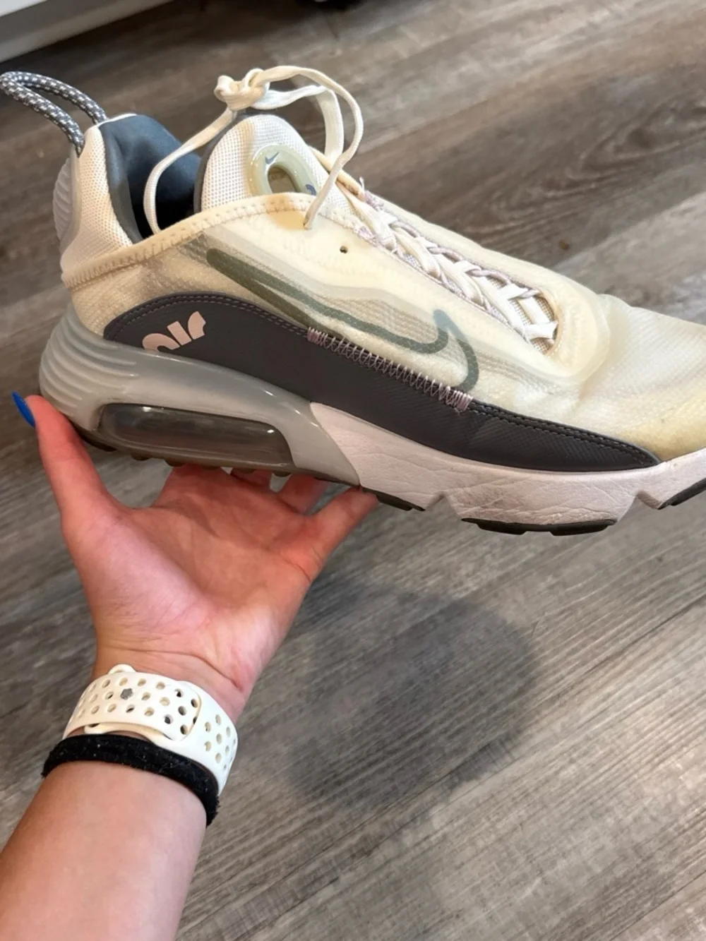 Nike cream textile